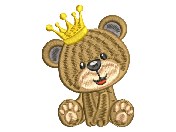 Crown Teddy Bear Embroidery Design Review