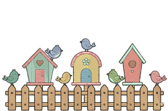 Cute Birdhouse Embroidery Design Review