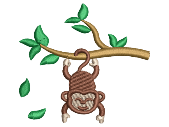 Hanging Monkey Embroidery Design Review