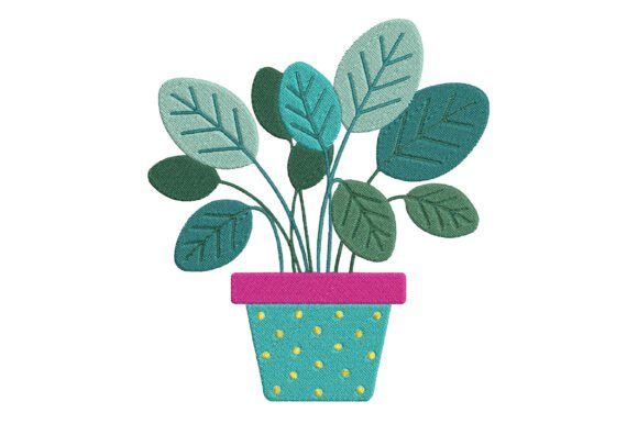 Holiday Shop Ready: Houseplant Embroidery Design Review