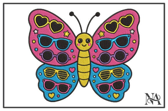 Kawaii Butterfly Sunglasses Embroidery Review
