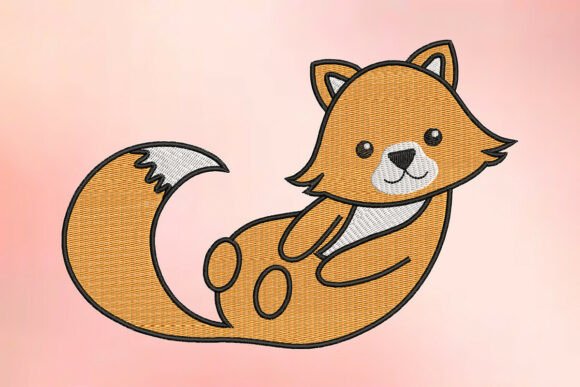 Playful Relaxing Fox Embroidery Design Review