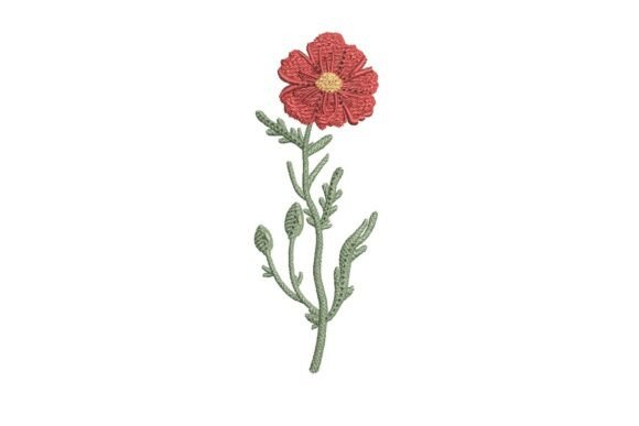 Red Wildflower Embroidery: A Designer's Review
