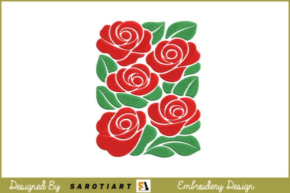 Rose Flower Embroidery Design T-shirt Review