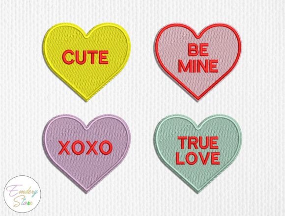 Valentine Heart Embroidery Patch Set Review